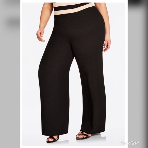 ashley stewart wide leg pants